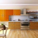 Fachadas brillantes en la cocina