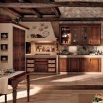 Decoración de una cocina grande.