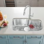 Lavabo en la cocina poligonal