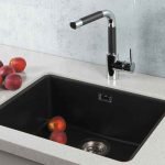 Fregadero rectangular para la cocina.