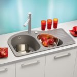 Fregadero de cocina gris