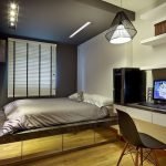 TV frente a la cama