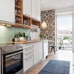 Cocina con balcon