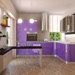 Cocina con fachada y aglomerado.