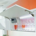 Vasos en la cocina