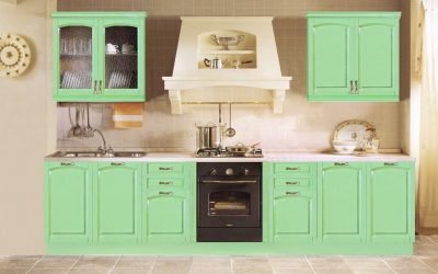 Materiales para fachadas de cocina.