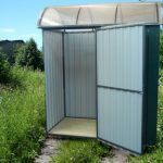 Ducha simple para una residencia de verano.