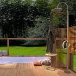 Ducha de verano para una residencia de verano