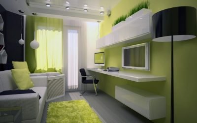¿Qué papel tapiz es adecuado para una habitación pequeña?