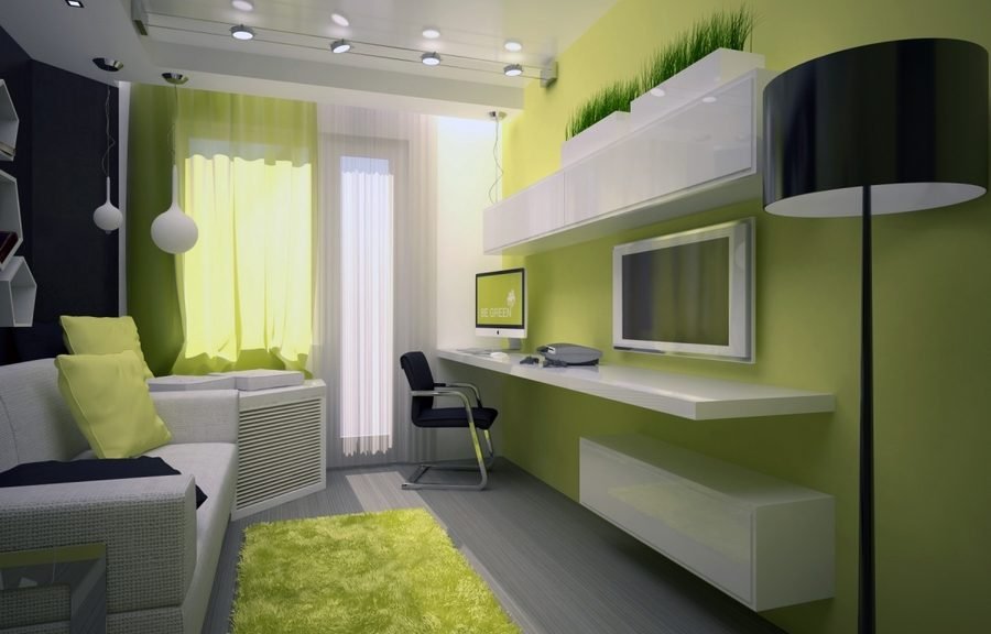 Fons de pantalla per a una habitació petita