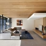 Techo de listones de madera