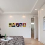 Techo de pladur blanco en el dormitorio