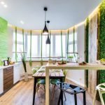 Cocina con ventanal