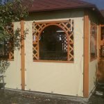 Cortinas de toldo para un cenador