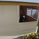 Toldo de protección de un cenador