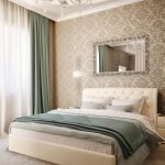 Cortinas brillantes en el dormitorio