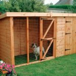 Recinto de madera para perros