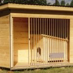 Pajarera de madera para perros