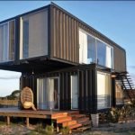 Cabaña con terraza al aire libre
