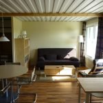 Dormitorio en una casa contenedor