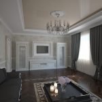 Sala de estar de estilo clásico