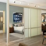 Combinación de dormitorio y sala de estar.