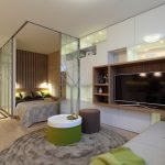 Decoración de apartamentos de una habitación