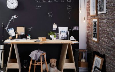 Pintura para dibujar en la pared.