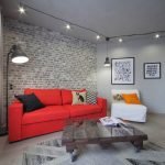 Salón tipo loft interior