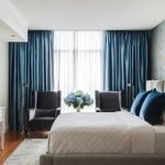 Cortinas azules