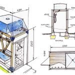 Dibujo de ducha de jardín