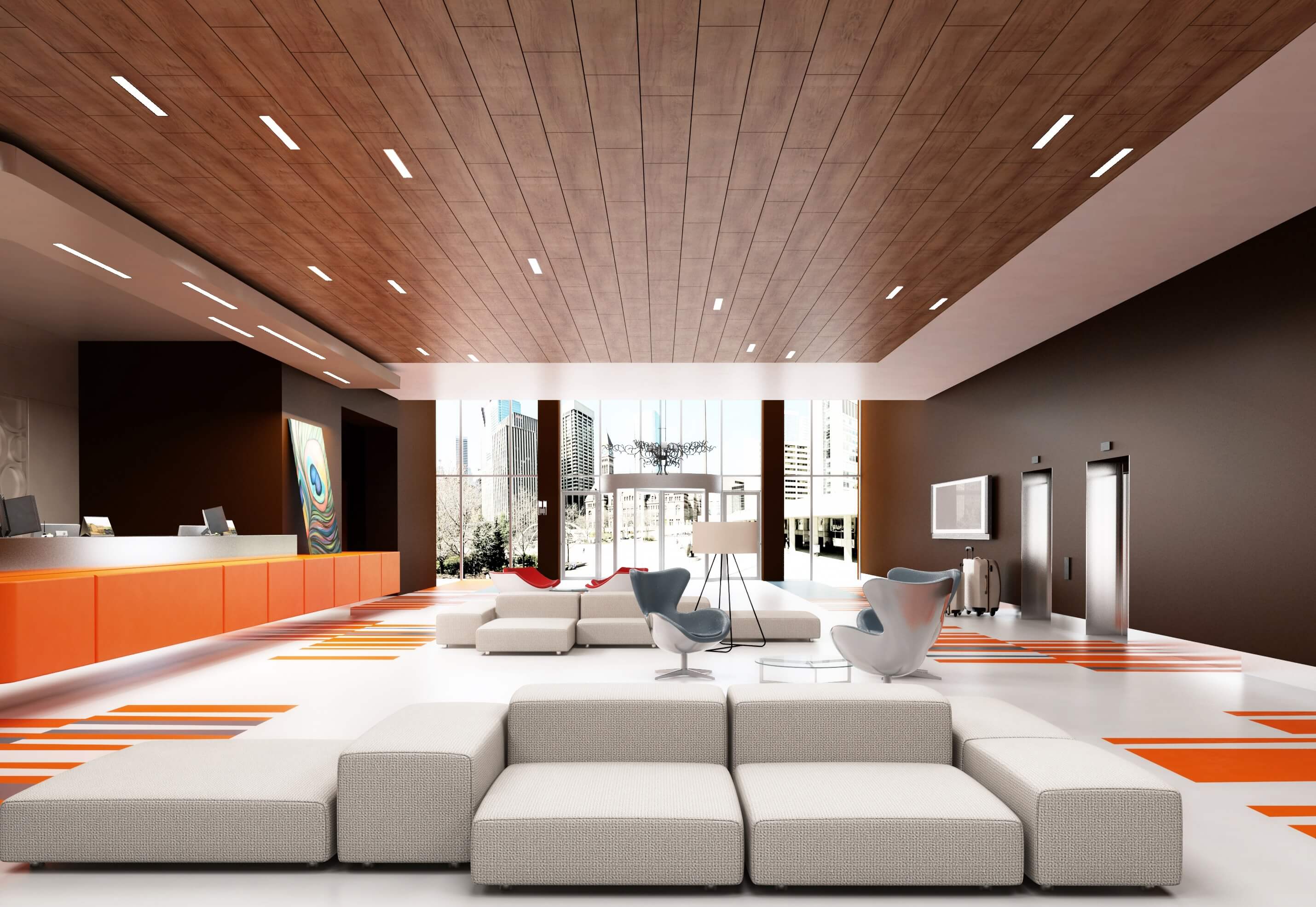 Dizajn interijera dnevni boravak u modernom stilu