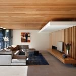 Interior de una moderna sala de estar