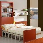 Cama plegable incorporada