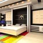 Cama plegable incorporada