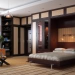 Cama plegable en el interior.