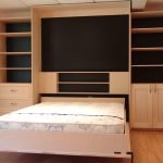Cama doble empotrada