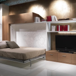 Cama en el salón interior