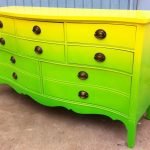 Cajonera verde amarillo
