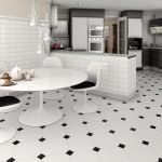 Pisos de cocina en blanco y negro