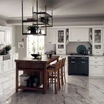 Cocina moderna en el interior