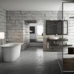 Baño estilo loft