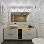 Iluminación del espejo del baño