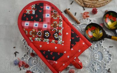 Guantes de cocina de bricolaje