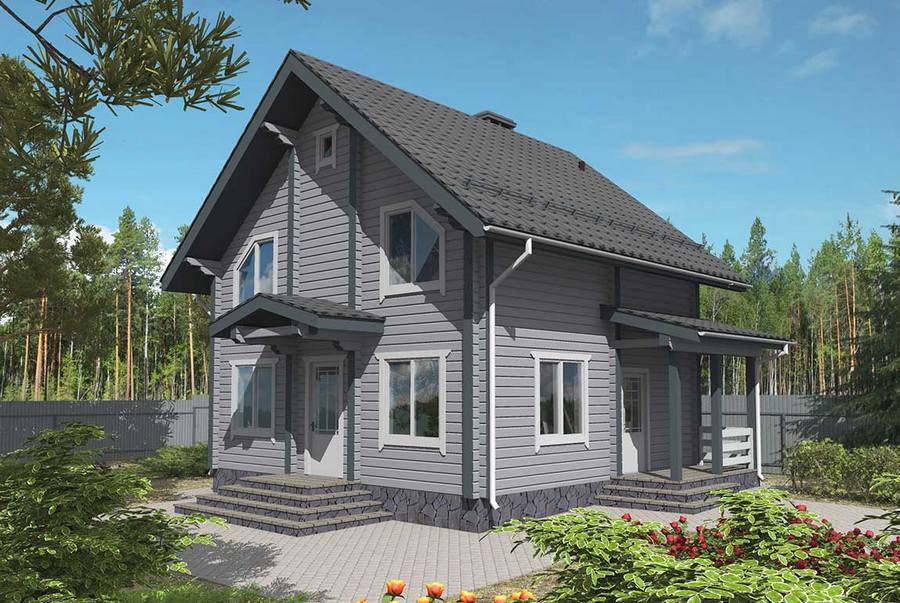 Projekt kuće 8 na 8