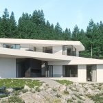 Casa en un cinturón forestal