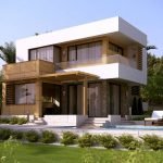 Casa con balcón
