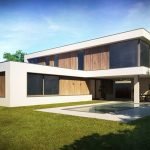 Casas de techo plano de alta tecnología