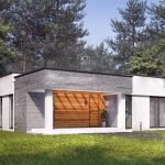 Casa de techo plano