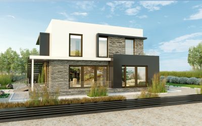 Proyectos de casas con techo plano.